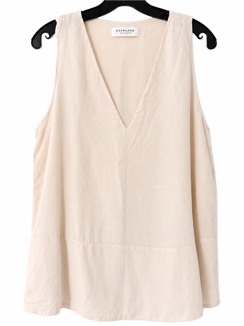 Everlane 100% Silk Sleeveless V-Neck Blouse Size 8
